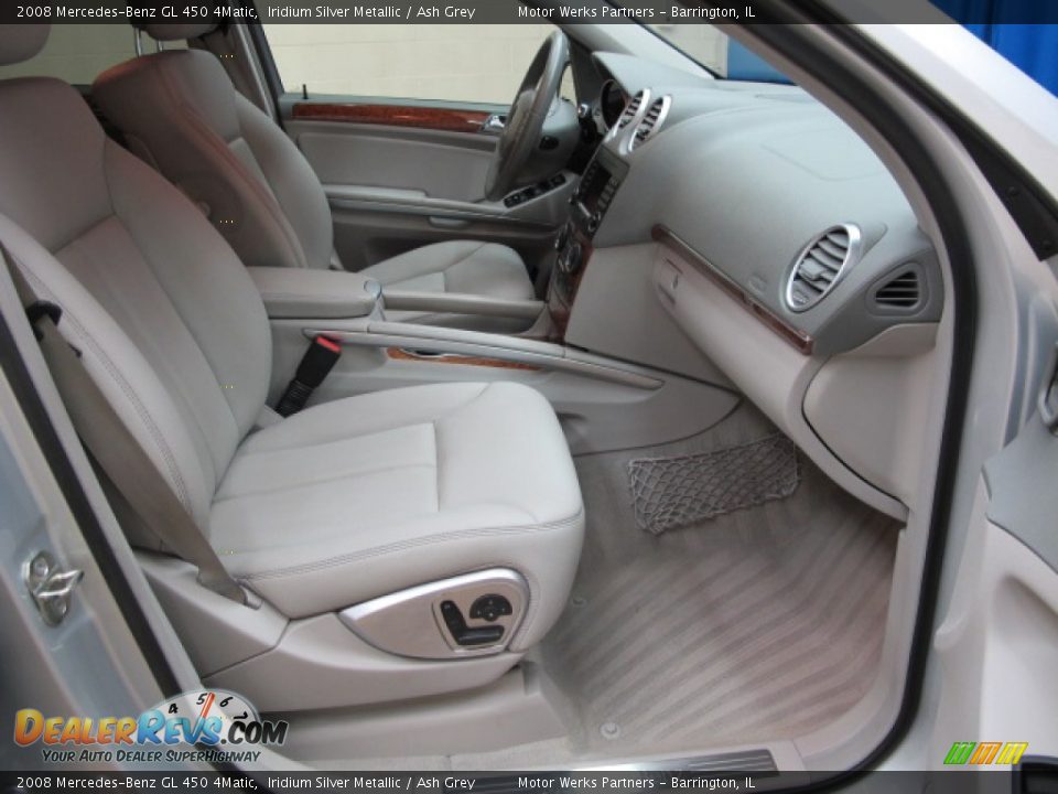 2008 Mercedes-Benz GL 450 4Matic Iridium Silver Metallic / Ash Grey Photo #25