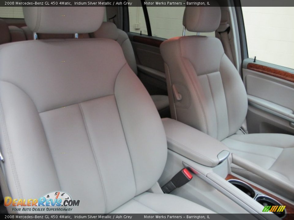 2008 Mercedes-Benz GL 450 4Matic Iridium Silver Metallic / Ash Grey Photo #26