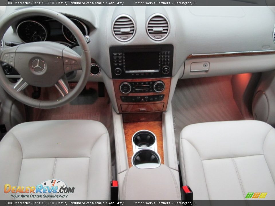 2008 Mercedes-Benz GL 450 4Matic Iridium Silver Metallic / Ash Grey Photo #28