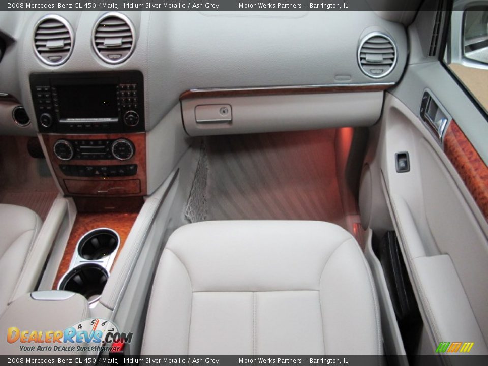 2008 Mercedes-Benz GL 450 4Matic Iridium Silver Metallic / Ash Grey Photo #29