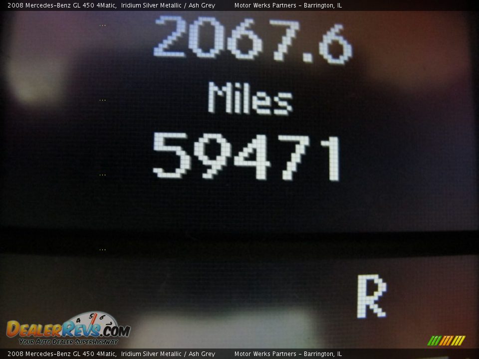 2008 Mercedes-Benz GL 450 4Matic Iridium Silver Metallic / Ash Grey Photo #30
