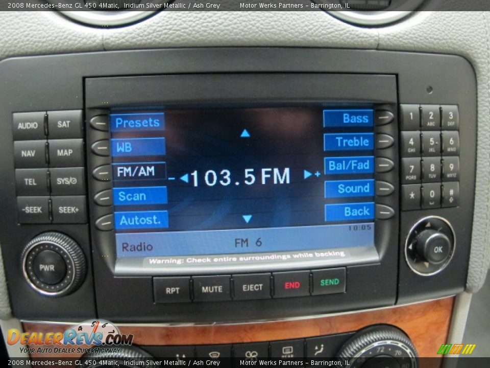 2008 Mercedes-Benz GL 450 4Matic Iridium Silver Metallic / Ash Grey Photo #31