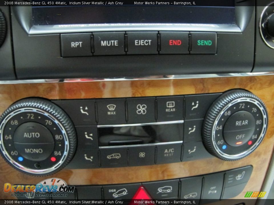 2008 Mercedes-Benz GL 450 4Matic Iridium Silver Metallic / Ash Grey Photo #32