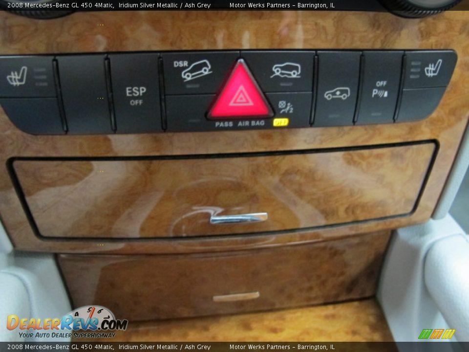 2008 Mercedes-Benz GL 450 4Matic Iridium Silver Metallic / Ash Grey Photo #33