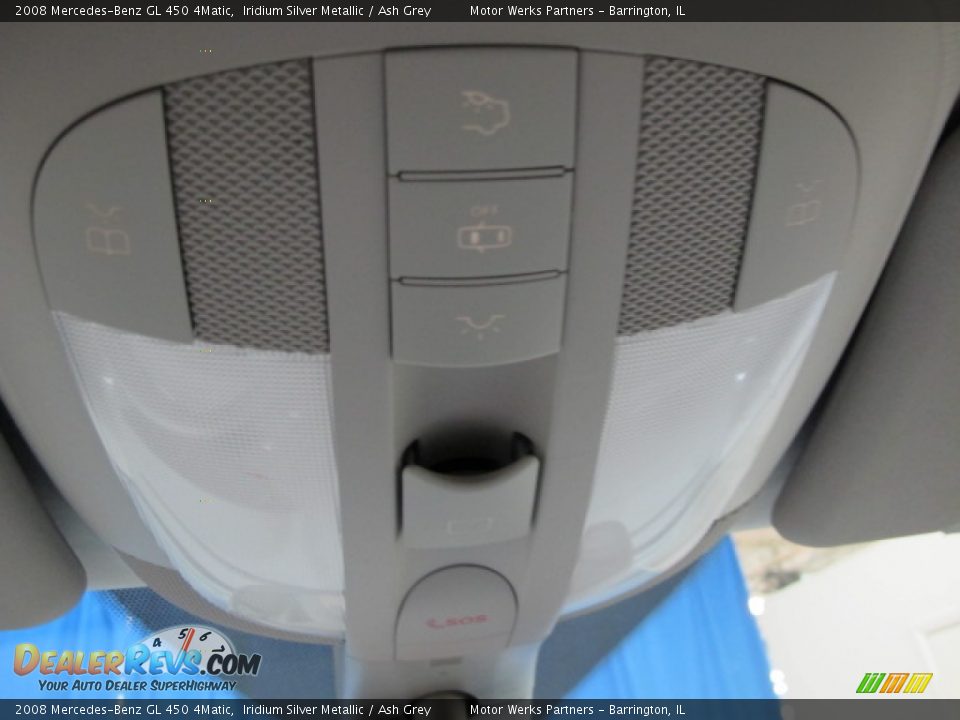 2008 Mercedes-Benz GL 450 4Matic Iridium Silver Metallic / Ash Grey Photo #36