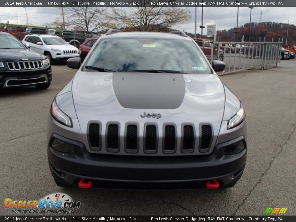 Billet Silver Metallic 2014 Jeep Cherokee Trailhawk 4x4 Photo #3