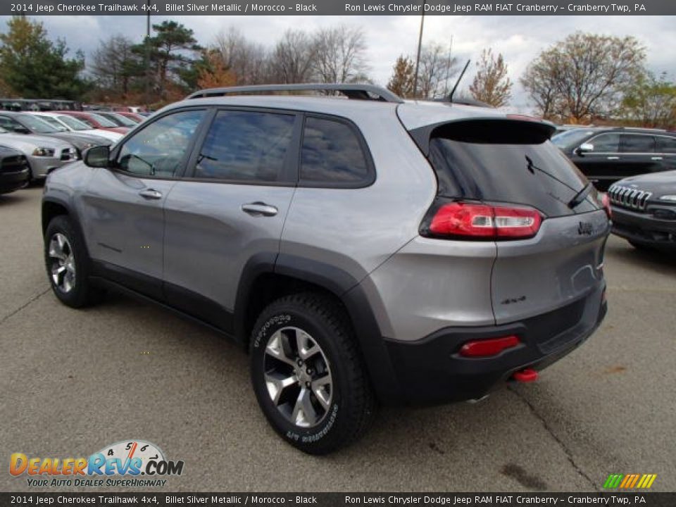 Billet Silver Metallic 2014 Jeep Cherokee Trailhawk 4x4 Photo #8