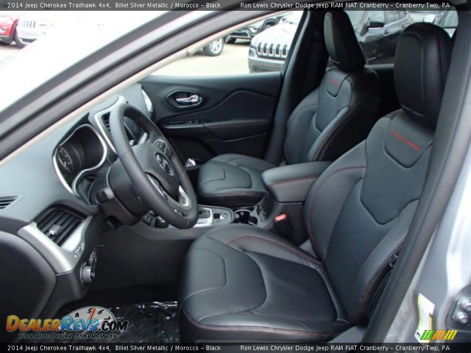 Front Seat of 2014 Jeep Cherokee Trailhawk 4x4 Photo #10