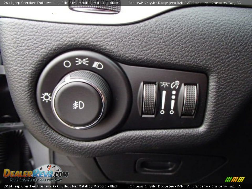 2014 Jeep Cherokee Trailhawk 4x4 Billet Silver Metallic / Morocco - Black Photo #19
