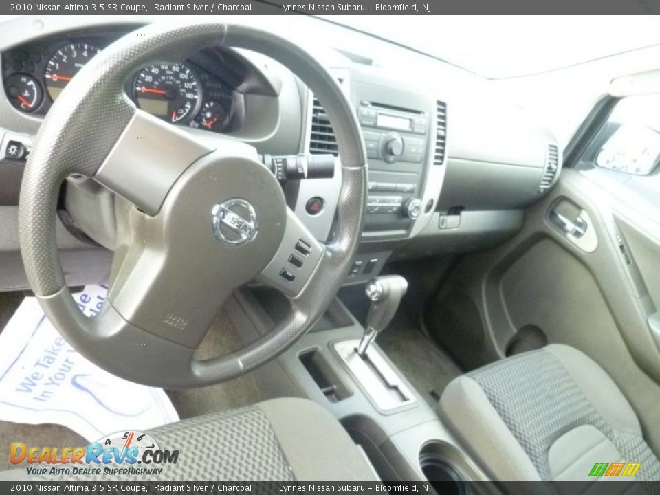 2010 Nissan Altima 3.5 SR Coupe Radiant Silver / Charcoal Photo #8