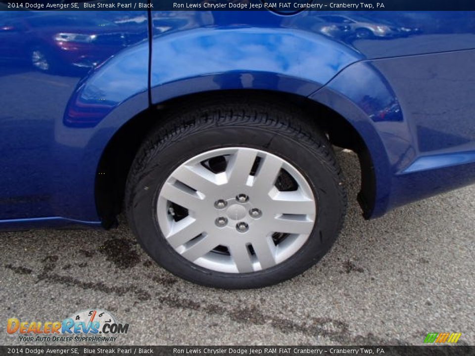 2014 Dodge Avenger SE Blue Streak Pearl / Black Photo #9