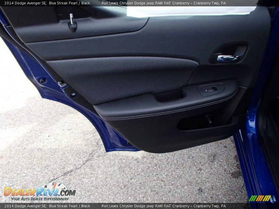 2014 Dodge Avenger SE Blue Streak Pearl / Black Photo #13