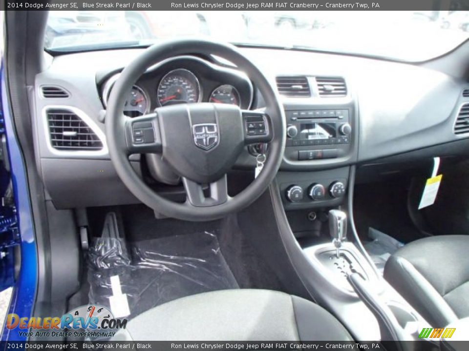 2014 Dodge Avenger SE Blue Streak Pearl / Black Photo #14