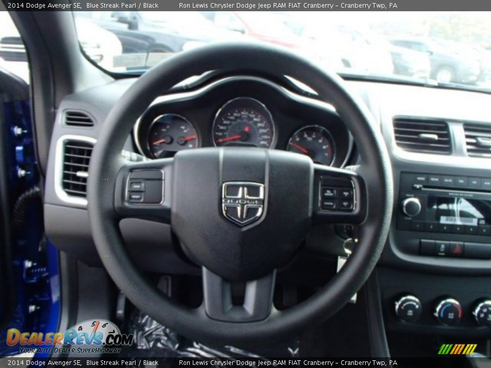 2014 Dodge Avenger SE Blue Streak Pearl / Black Photo #18