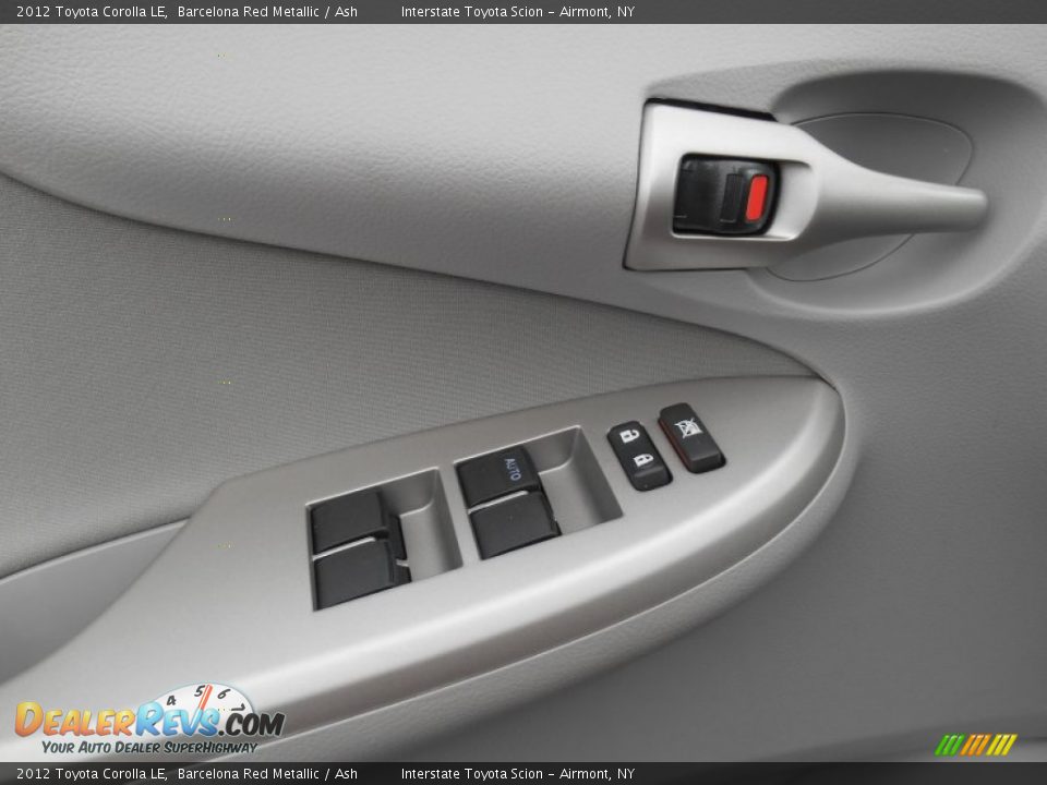 2012 Toyota Corolla LE Barcelona Red Metallic / Ash Photo #9