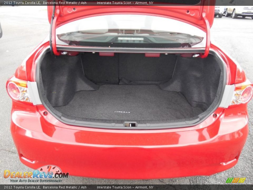 2012 Toyota Corolla LE Barcelona Red Metallic / Ash Photo #18