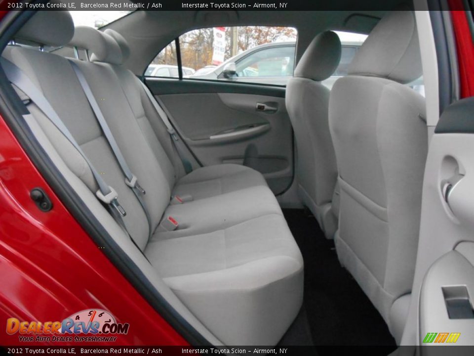 2012 Toyota Corolla LE Barcelona Red Metallic / Ash Photo #19