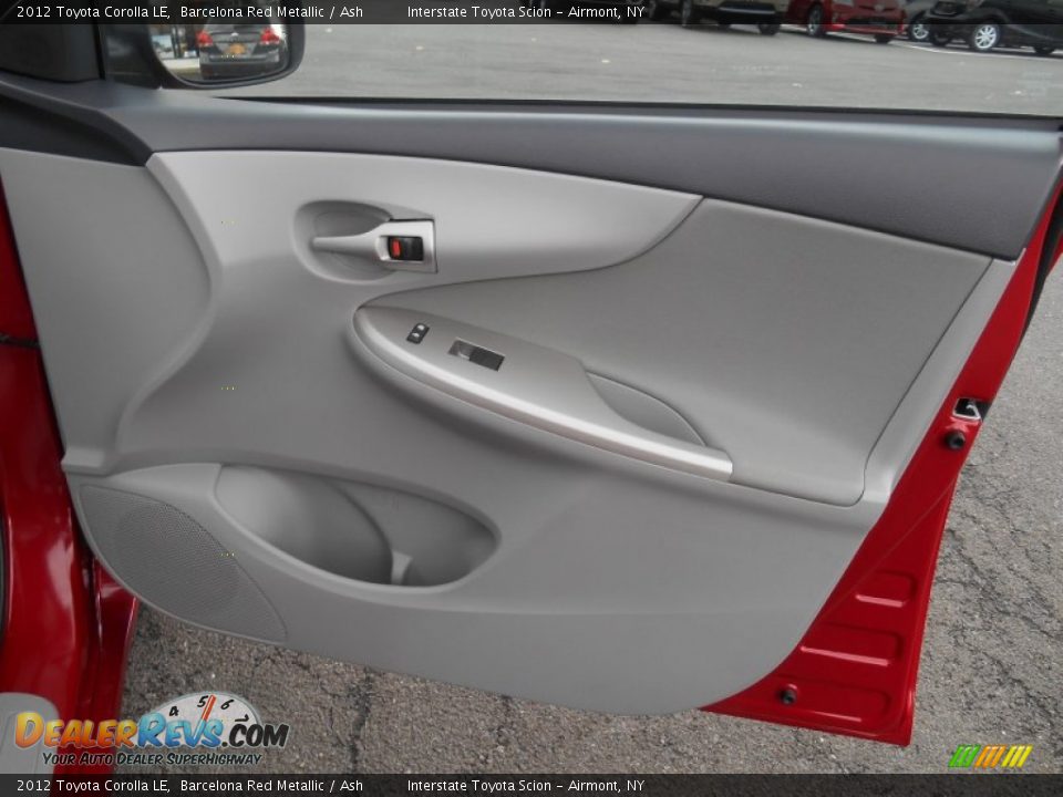 2012 Toyota Corolla LE Barcelona Red Metallic / Ash Photo #20