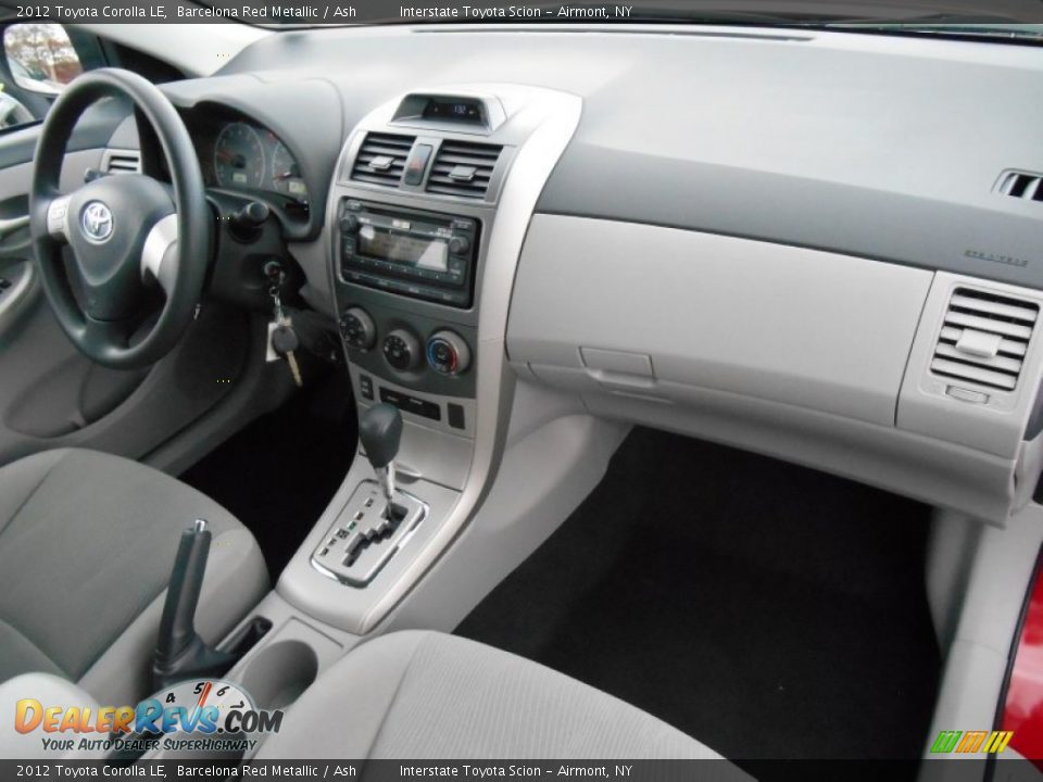 2012 Toyota Corolla LE Barcelona Red Metallic / Ash Photo #21