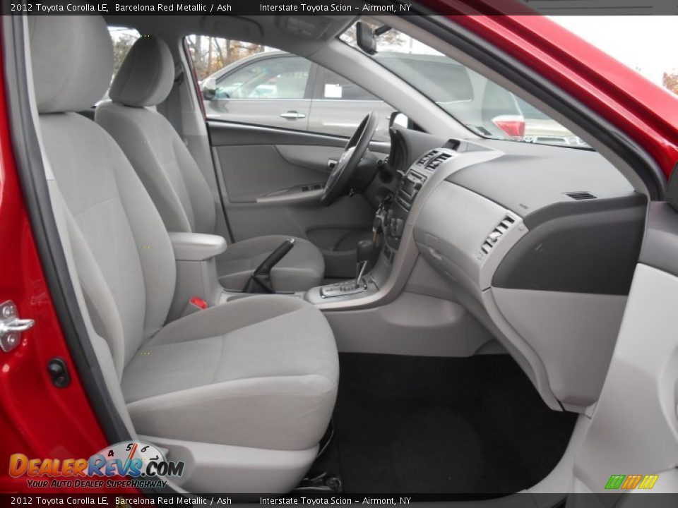 2012 Toyota Corolla LE Barcelona Red Metallic / Ash Photo #22