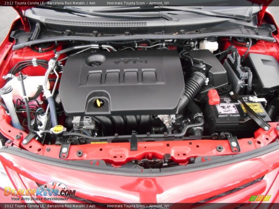 2012 Toyota Corolla LE Barcelona Red Metallic / Ash Photo #25