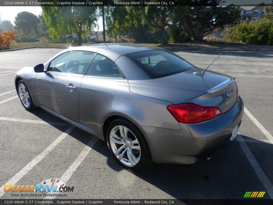 2010 Infiniti G 37 Convertible Graphite Shadow / Graphite Photo #4