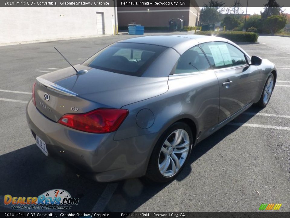 2010 Infiniti G 37 Convertible Graphite Shadow / Graphite Photo #6