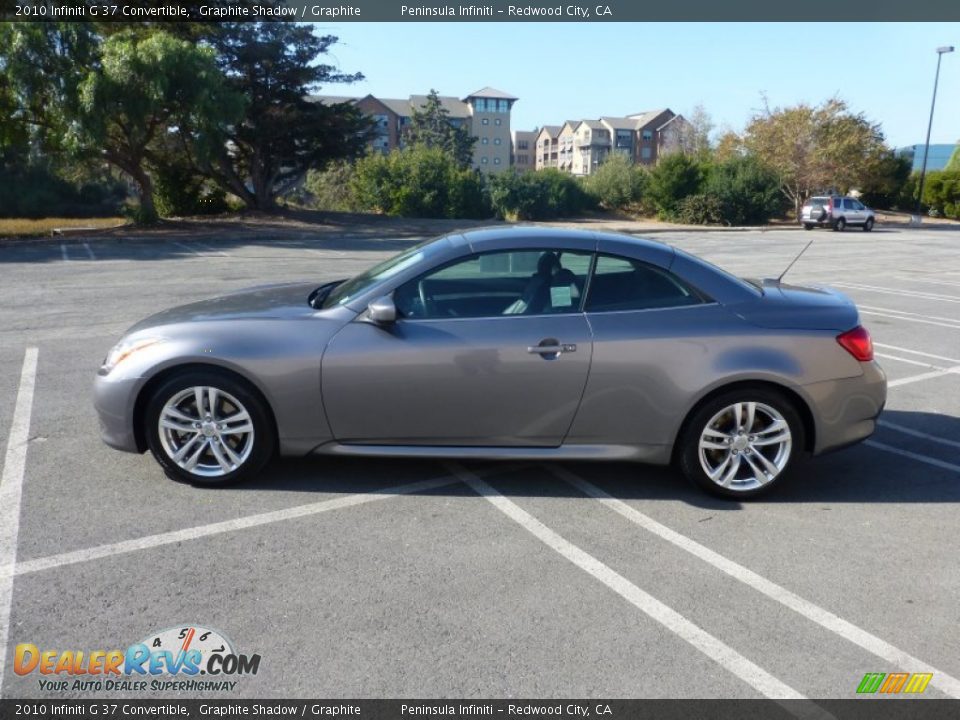 2010 Infiniti G 37 Convertible Graphite Shadow / Graphite Photo #8