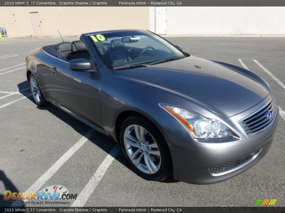 2010 Infiniti G 37 Convertible Graphite Shadow / Graphite Photo #9