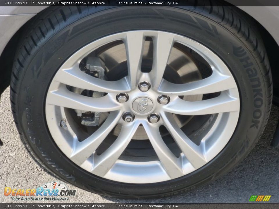 2010 Infiniti G 37 Convertible Graphite Shadow / Graphite Photo #13