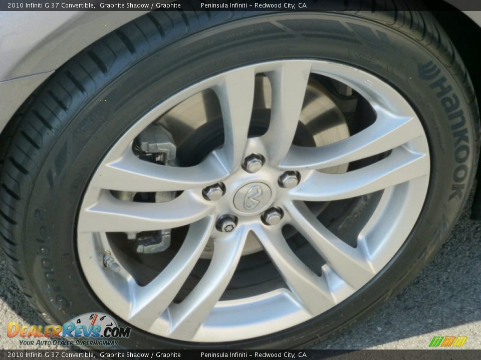 2010 Infiniti G 37 Convertible Graphite Shadow / Graphite Photo #14