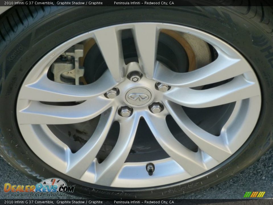 2010 Infiniti G 37 Convertible Graphite Shadow / Graphite Photo #15