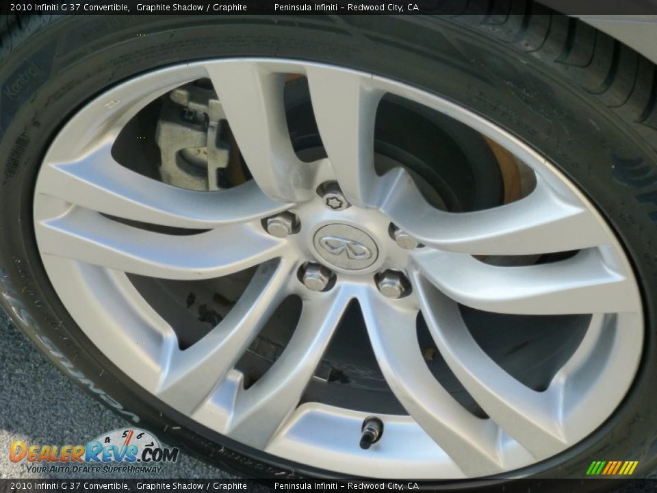 2010 Infiniti G 37 Convertible Graphite Shadow / Graphite Photo #16