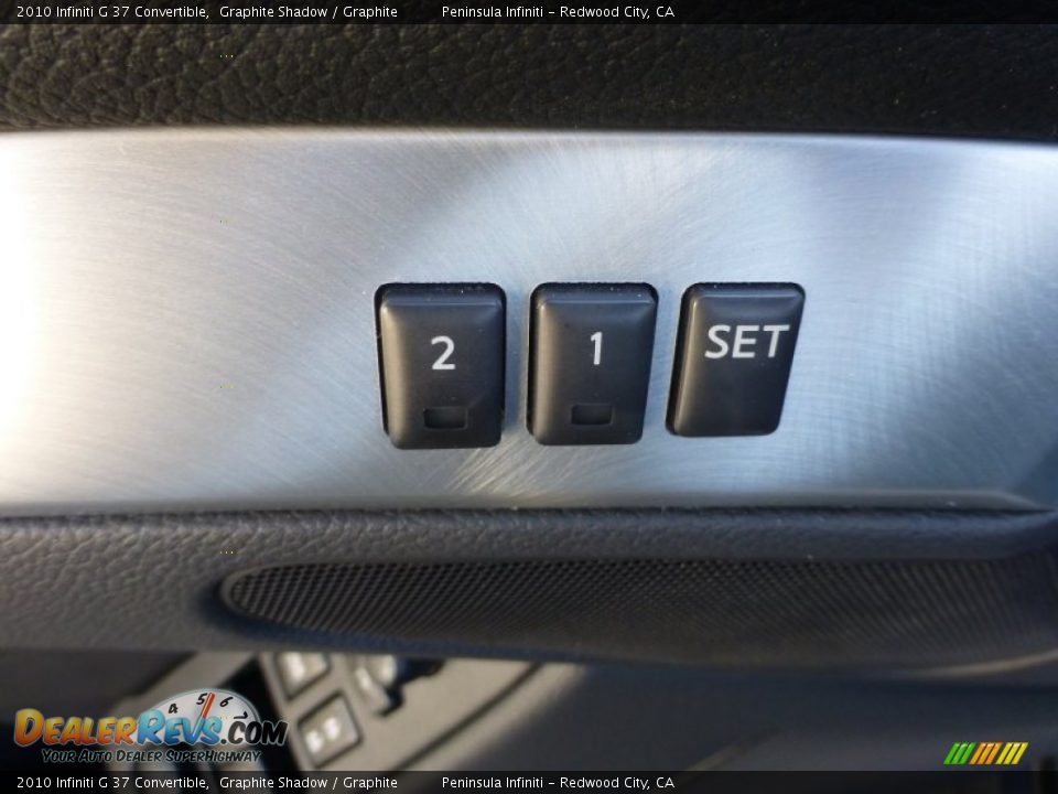 2010 Infiniti G 37 Convertible Graphite Shadow / Graphite Photo #23