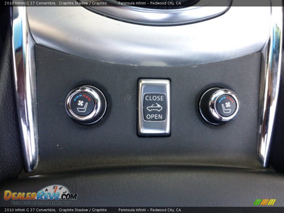 2010 Infiniti G 37 Convertible Graphite Shadow / Graphite Photo #26