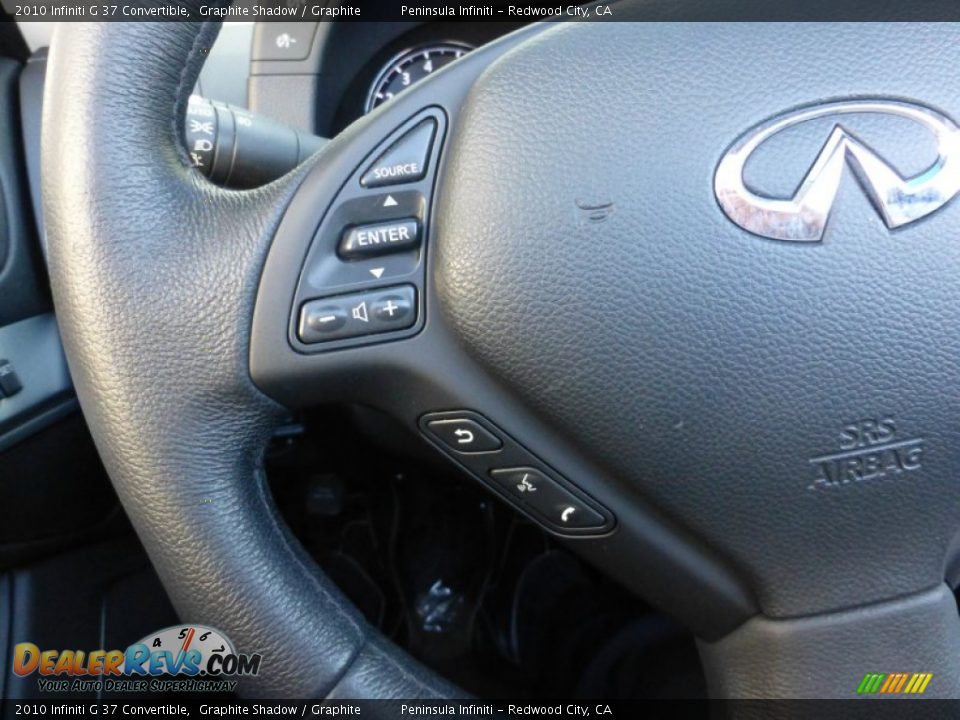 2010 Infiniti G 37 Convertible Graphite Shadow / Graphite Photo #27