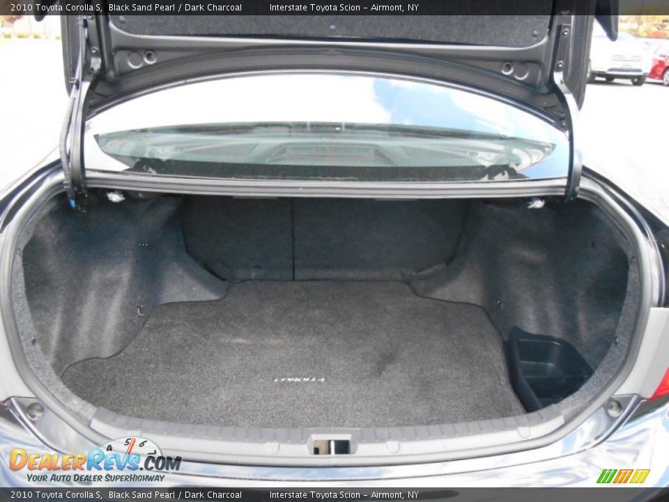 2010 Toyota Corolla S Black Sand Pearl / Dark Charcoal Photo #19