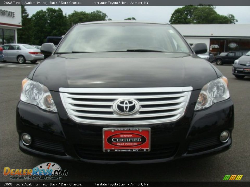 2008 Toyota Avalon Limited Black / Dark Charcoal Photo #2