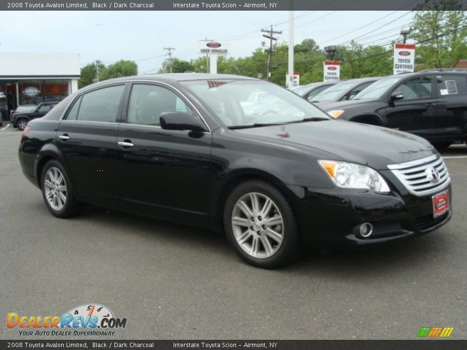 2008 Toyota Avalon Limited Black / Dark Charcoal Photo #3