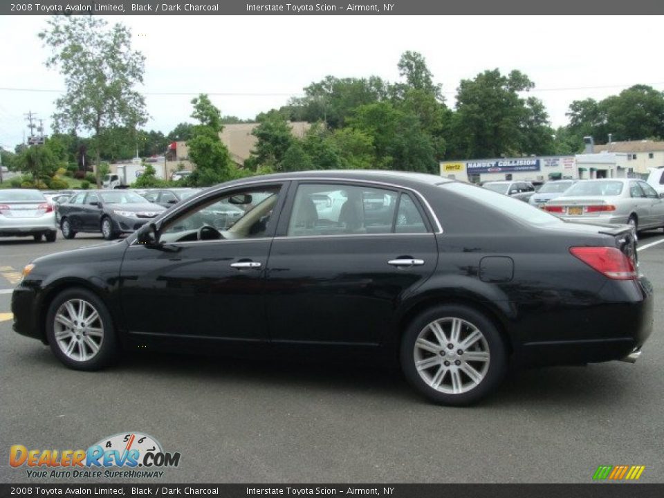 2008 Toyota Avalon Limited Black / Dark Charcoal Photo #7