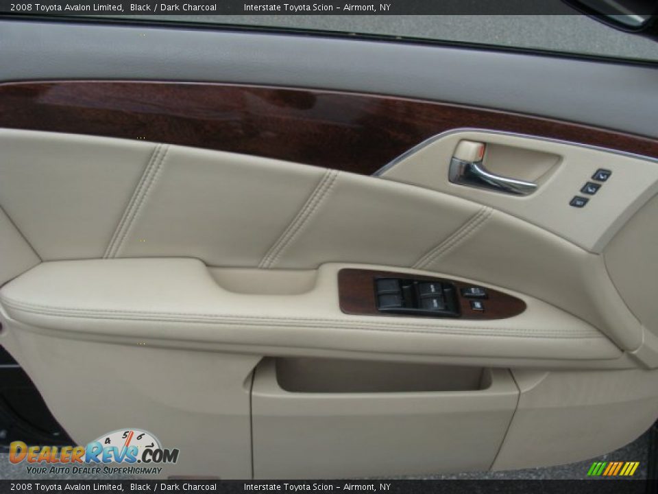 2008 Toyota Avalon Limited Black / Dark Charcoal Photo #8