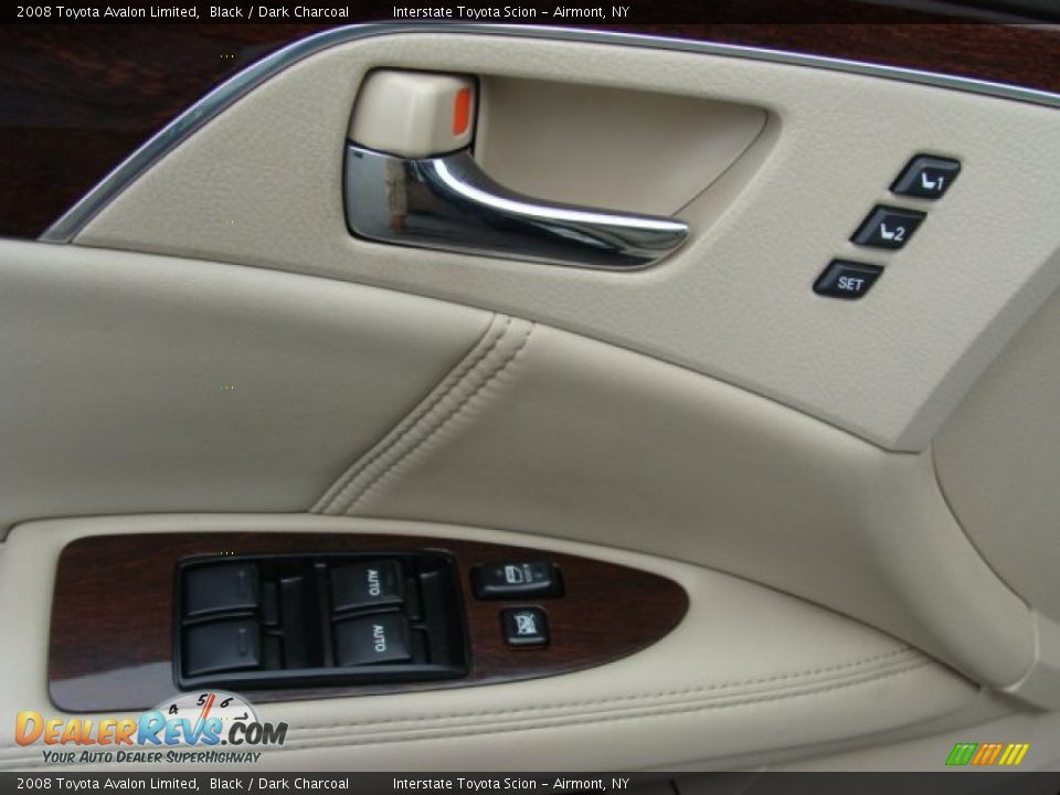2008 Toyota Avalon Limited Black / Dark Charcoal Photo #9