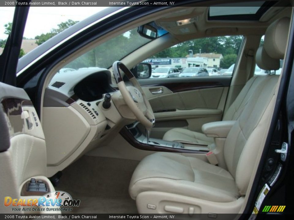 2008 Toyota Avalon Limited Black / Dark Charcoal Photo #11