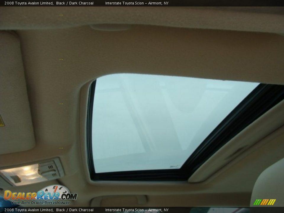 2008 Toyota Avalon Limited Black / Dark Charcoal Photo #12