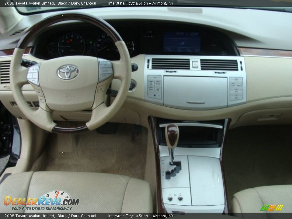 2008 Toyota Avalon Limited Black / Dark Charcoal Photo #13