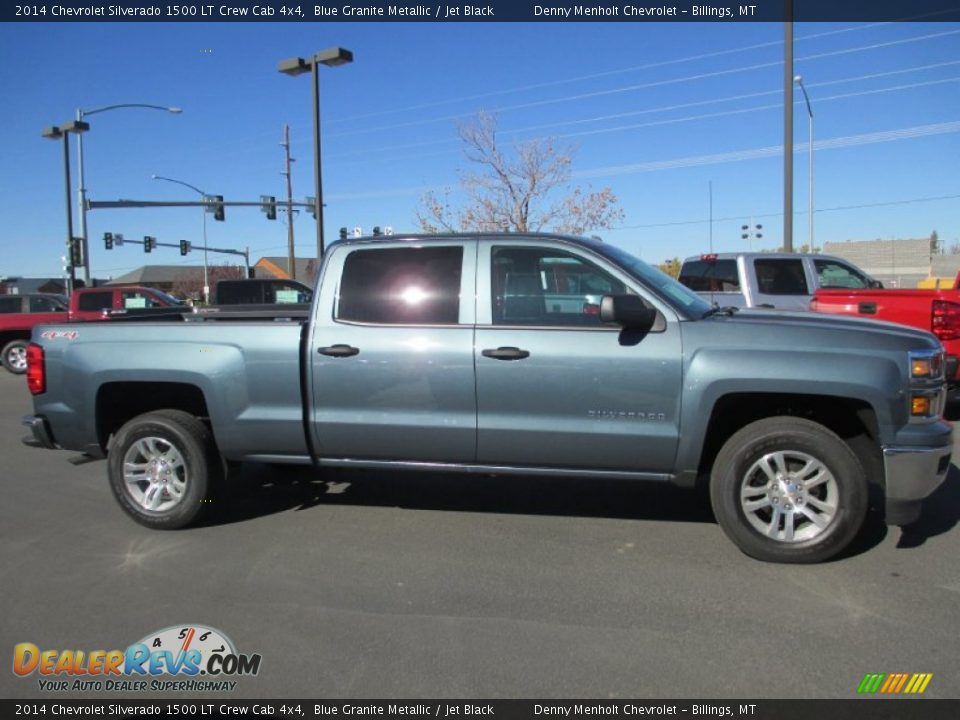 2014 Chevrolet Silverado 1500 LT Crew Cab 4x4 Blue Granite Metallic / Jet Black Photo #6