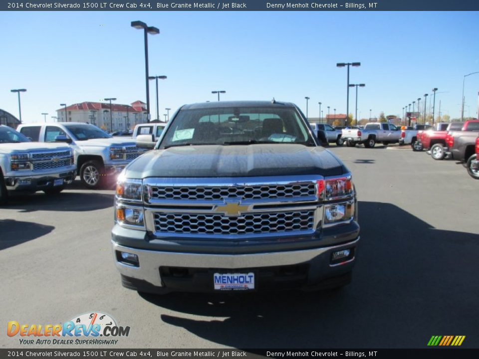 2014 Chevrolet Silverado 1500 LT Crew Cab 4x4 Blue Granite Metallic / Jet Black Photo #7