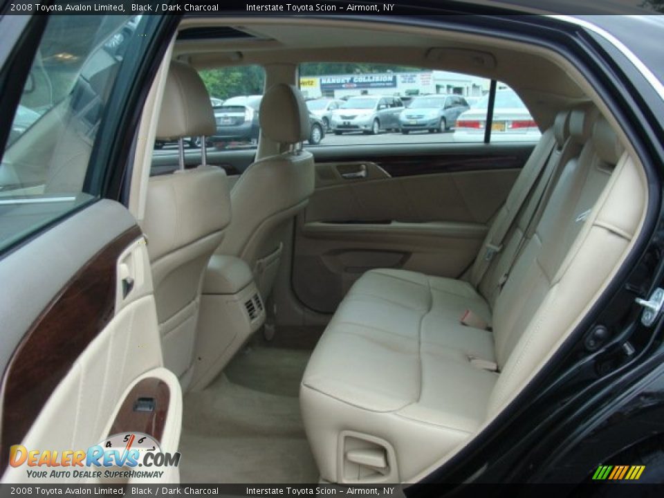 2008 Toyota Avalon Limited Black / Dark Charcoal Photo #18