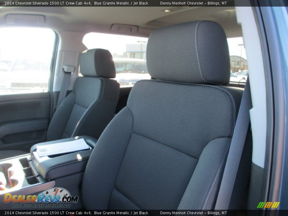 2014 Chevrolet Silverado 1500 LT Crew Cab 4x4 Blue Granite Metallic / Jet Black Photo #10