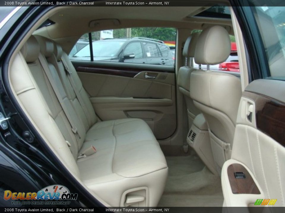 2008 Toyota Avalon Limited Black / Dark Charcoal Photo #20
